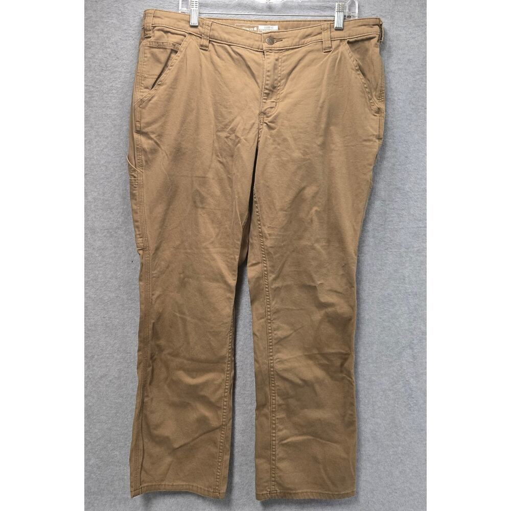 Carhartt Rugged Flex Loose Fit Canvas Work Pant Size 16